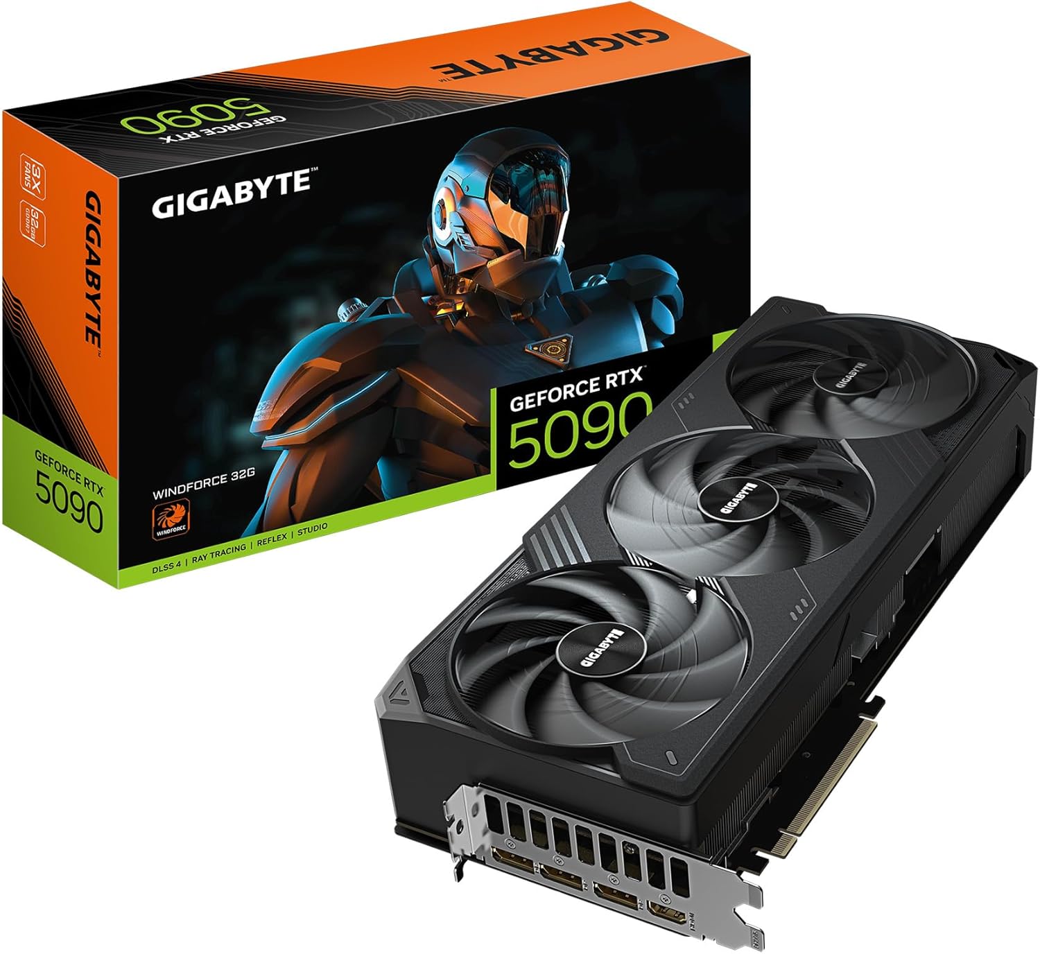 GIGABYTE AORUS GeForce RTX 5090 master ICE 32G Graphics Card, 32GB 512